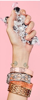 The Subtle Sparkle, The Statement Stack &amp; Lacy Hinged Bangle