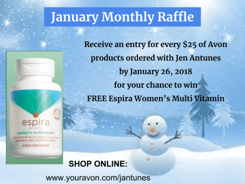 January Monthly Raffle