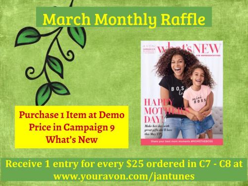 March Monthly Raffle