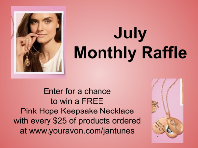 July 2018 Monthly Raffle