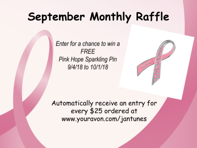September Monthly Raffle