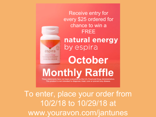 October Monthly Raffle