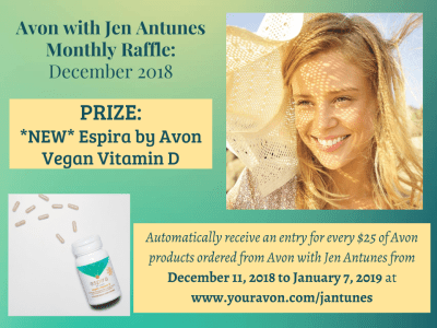 Avon with Jen Antunes Monthly Raffle December 2018