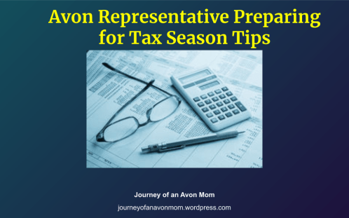 Avon Rep Preparing for Tax Season Tips Title Image