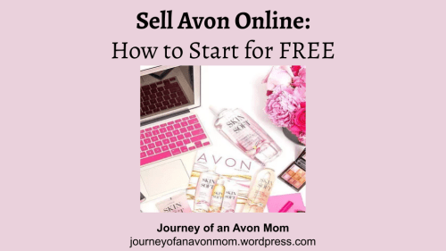 Sell Avon Online How to Start for FREE Title Image