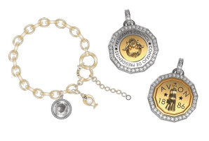 Avon President's Recognition Program Charm Bracelet