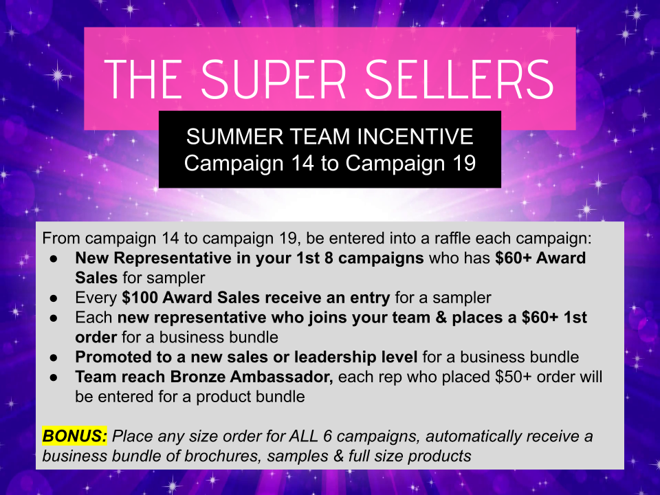 THE SUPER SELLERS TEAM RECOGNITION: CAMPAIGN 15 2022 – Jen Antunes ...